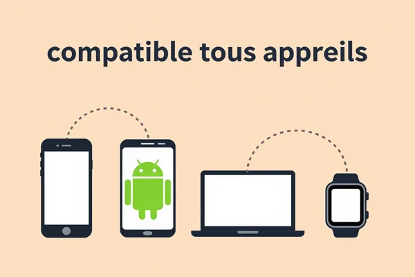 Compatible iOS Android tous appareils